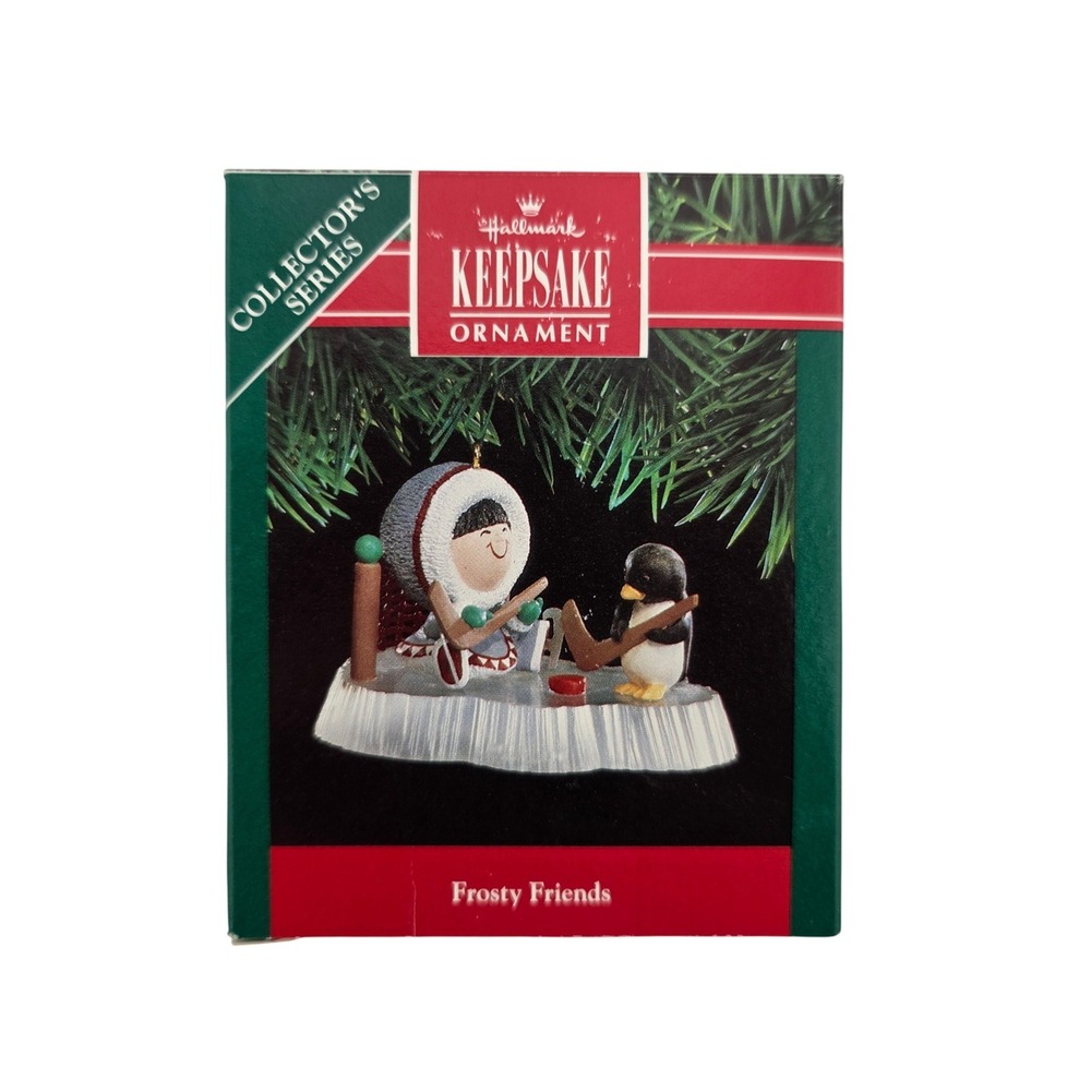 Hallmark 1991 Frosty Friends 12th in Series Keepsake Christmas Ornament With Box